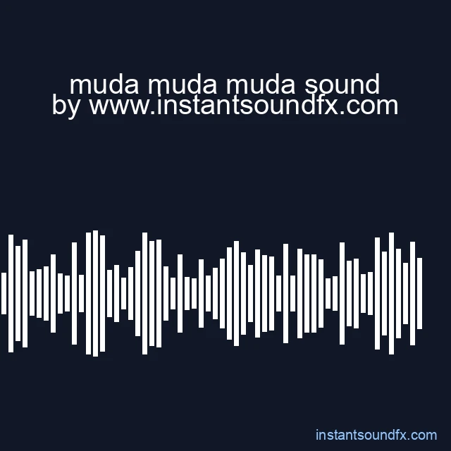 muda muda muda sound image