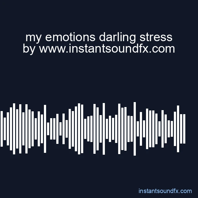 my emotions darling stress image