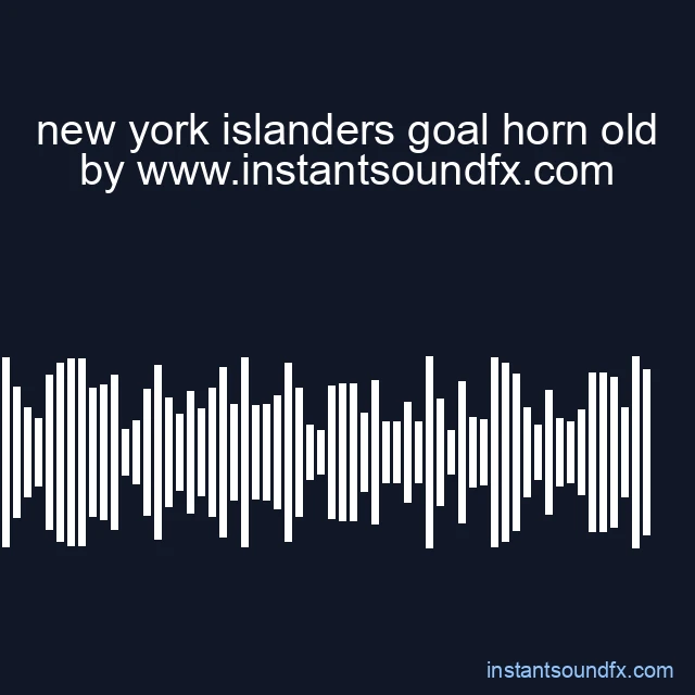 new york islanders goal horn old image