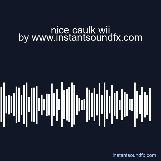 nice caulk wii image