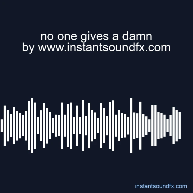 no one gives a damn image