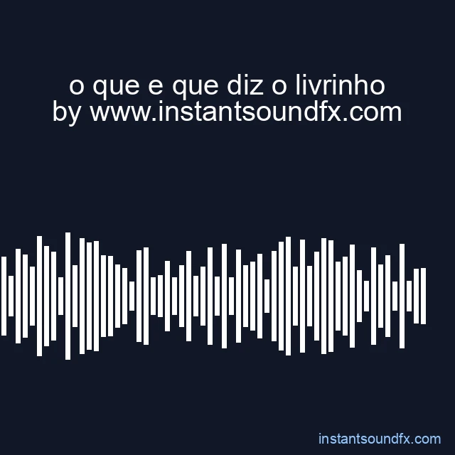 o que e que diz o livrinho image