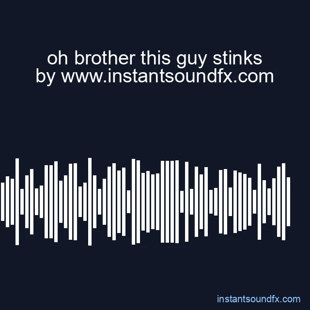 oh brother this guy stinks image