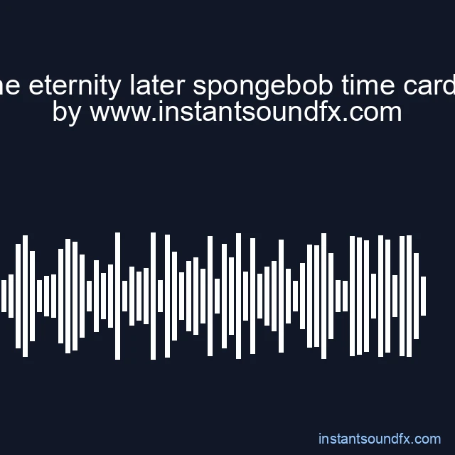 one eternity later spongebob time card 9 image