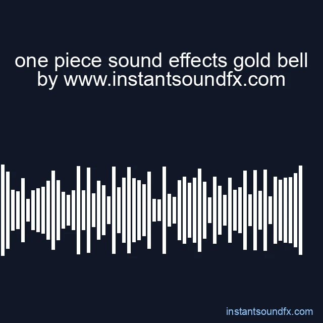 one piece sound effects gold bell image