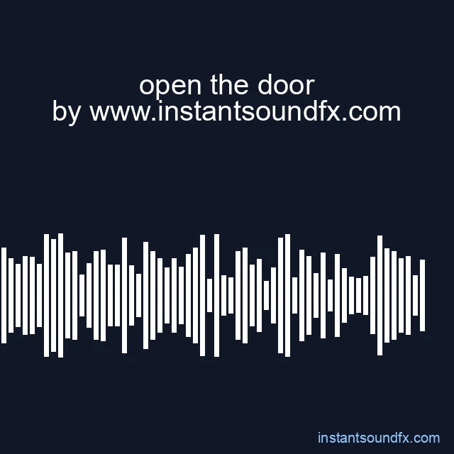 open the door image