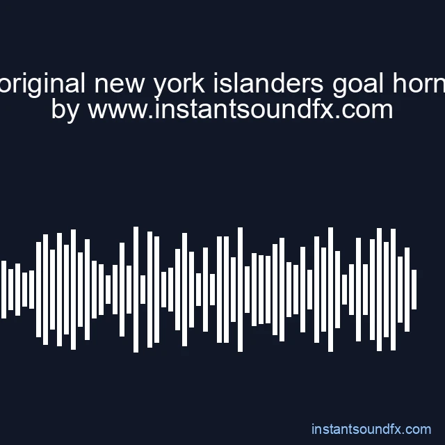 original new york islanders goal horn image
