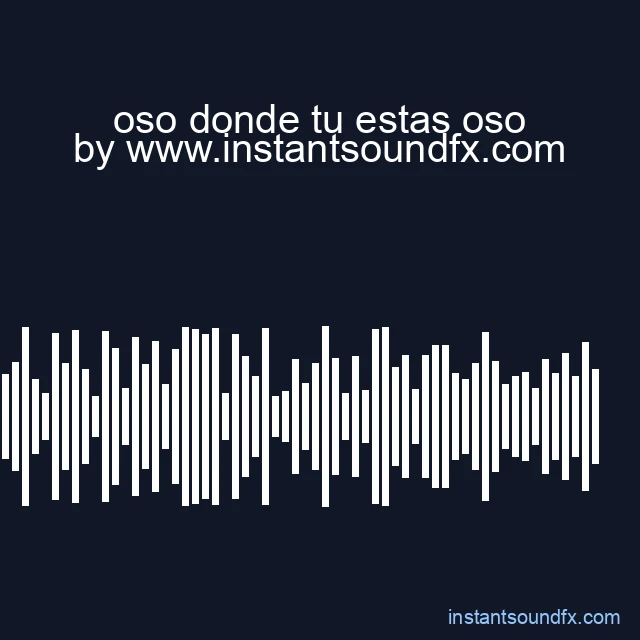 oso donde tu estas oso image