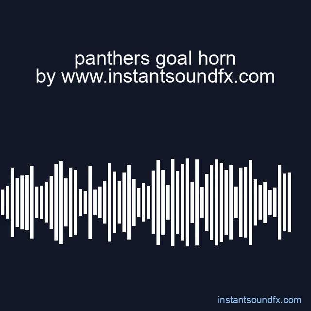 panthers goal horn image