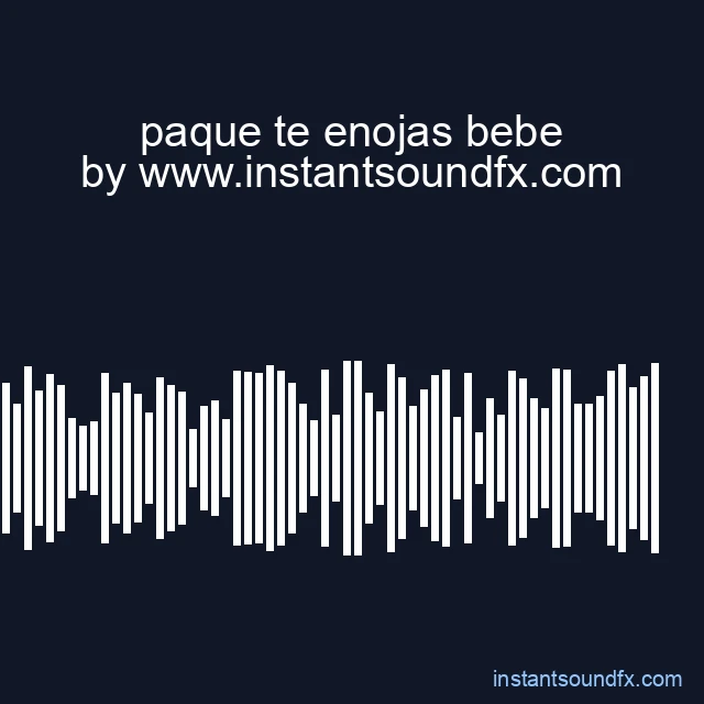 paque te enojas bebe image