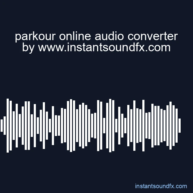 parkour online audio converter image