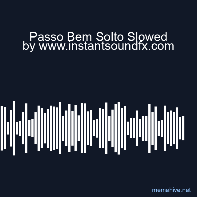 Passo Bem Solto Slowed image