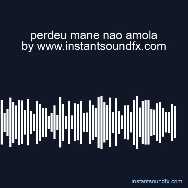 perdeu mane nao amola image
