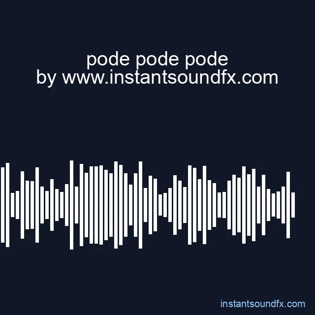 pode pode pode image