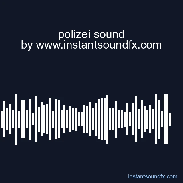 polizei sound image