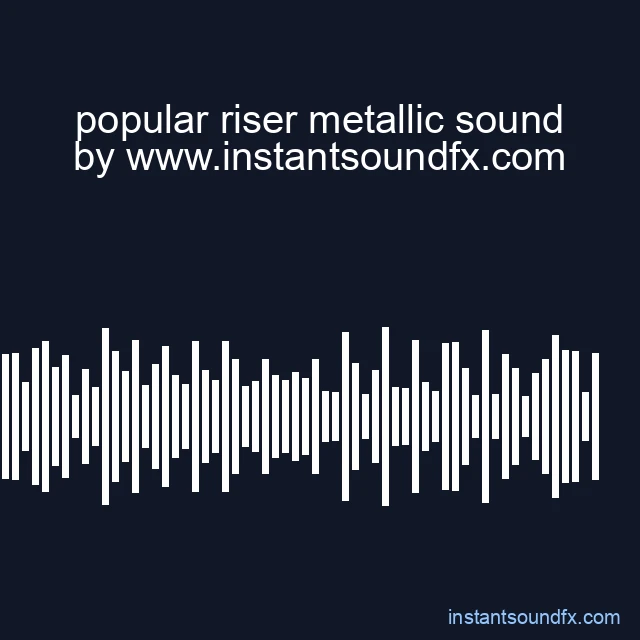 popular riser metallic sound image