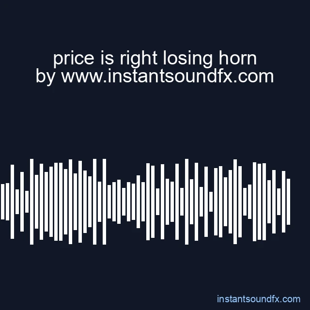 price is right losing horn image