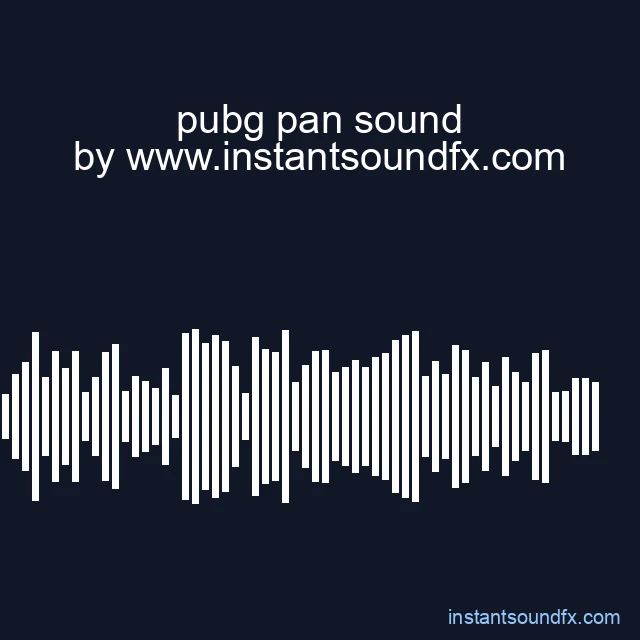 pubg pan sound image