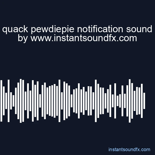 quack pewdiepie notification sound image