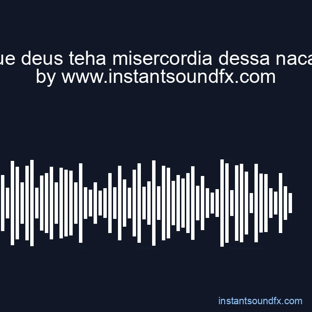 que deus teha misercordia dessa nacao image