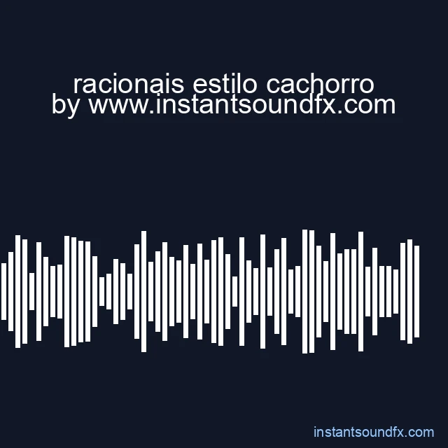 racionais estilo cachorro image