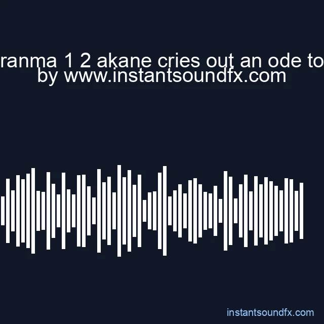 ranma 1 2 akane cries out an ode to image