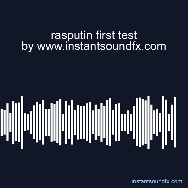 rasputin first test image