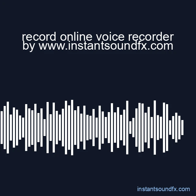 record online voice recorder image