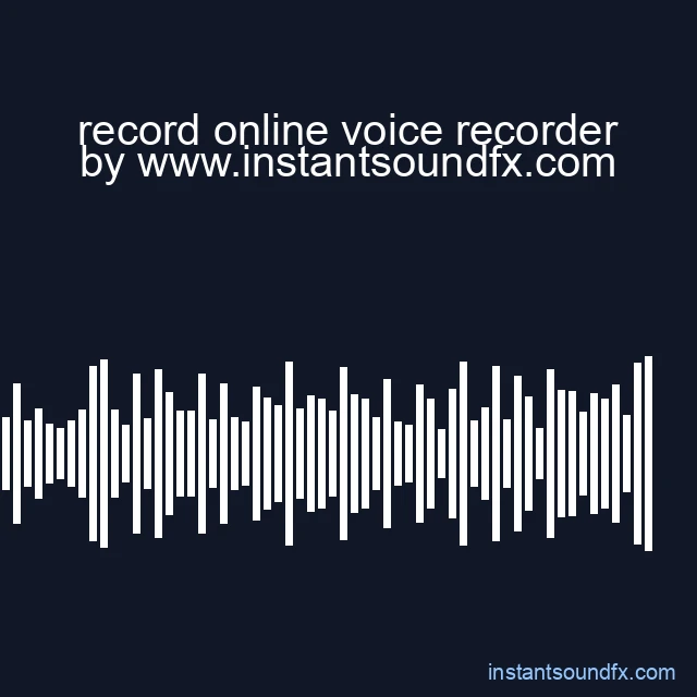 record online voice recorder image