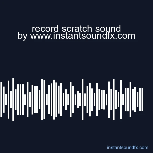 record scratch sound image