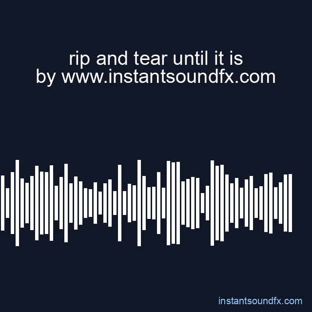 rip and tear until it is image