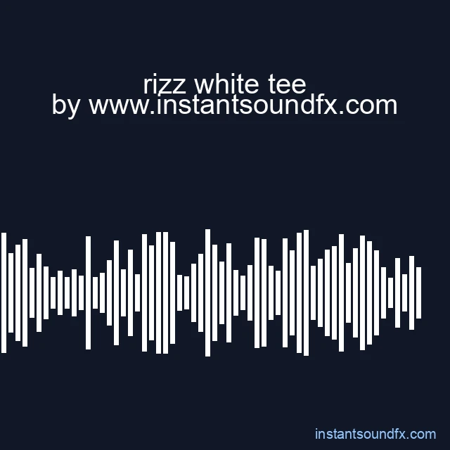 rizz white tee image