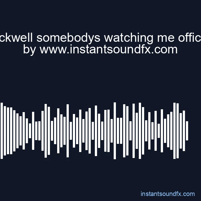 rockwell somebodys watching me official image