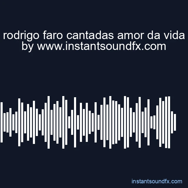 rodrigo faro cantadas amor da vida image