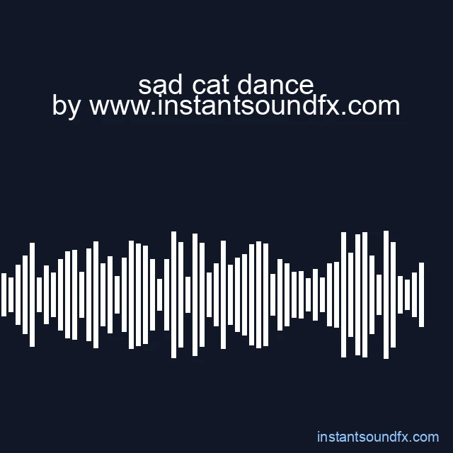 sad cat dance image