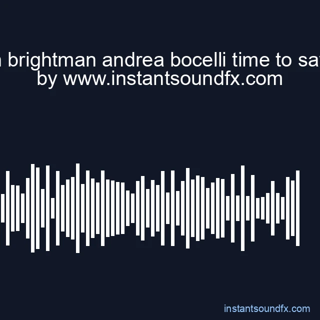 sarah brightman andrea bocelli time to say goo image