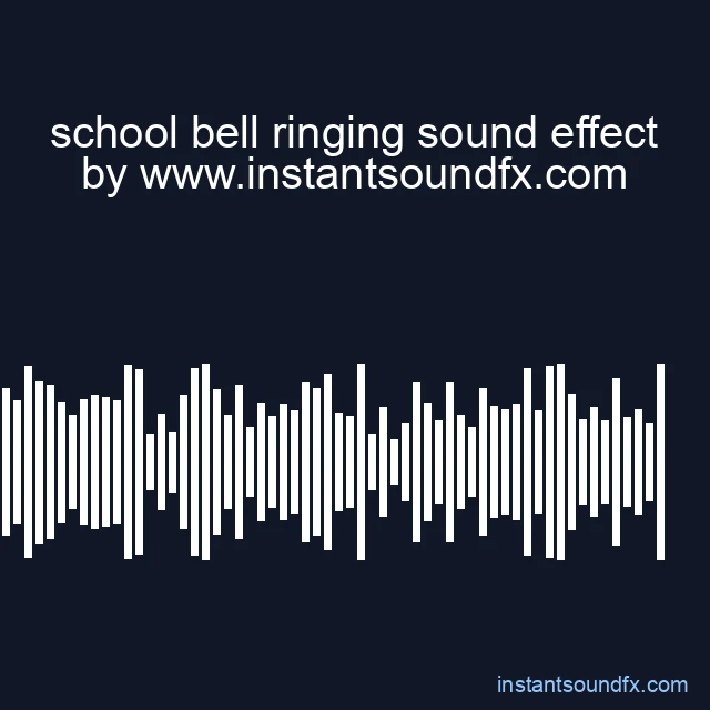 school bell ringing sound effect image