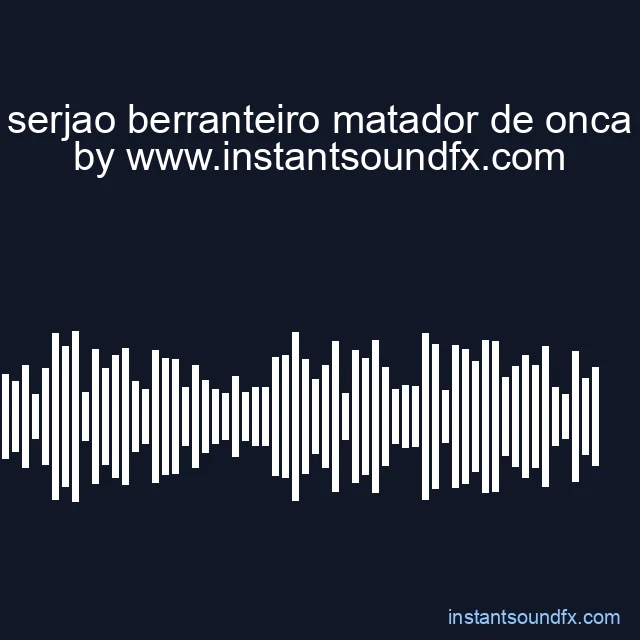 serjao berranteiro matador de onca image