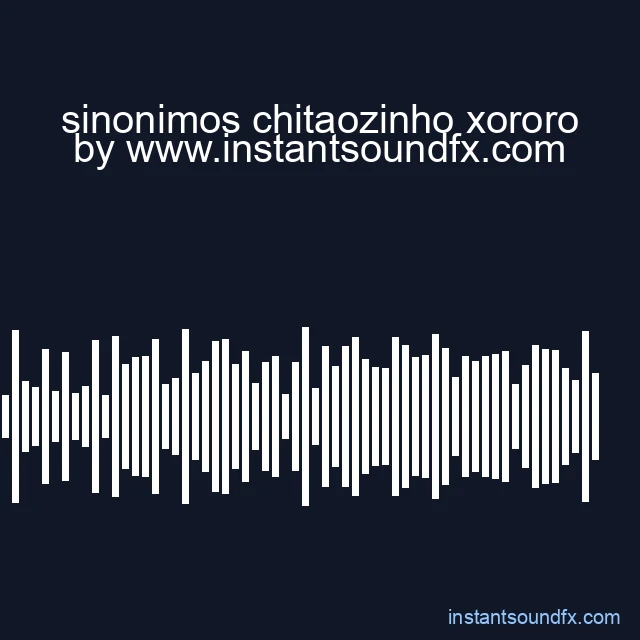 sinonimos chitaozinho xororo image