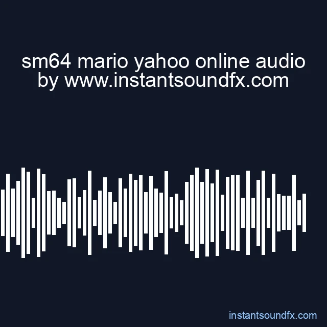 sm64 mario yahoo online audio image