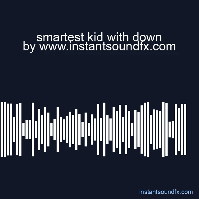 smartest kid with down image