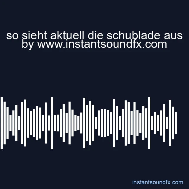 so sieht aktuell die schublade aus image