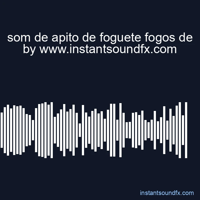 som de apito de foguete fogos de image