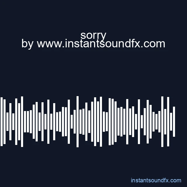 sorry image