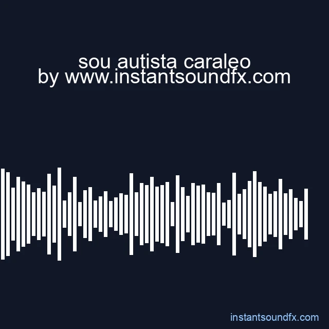 sou autista caraleo image