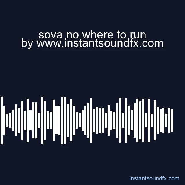 sova no where to run image