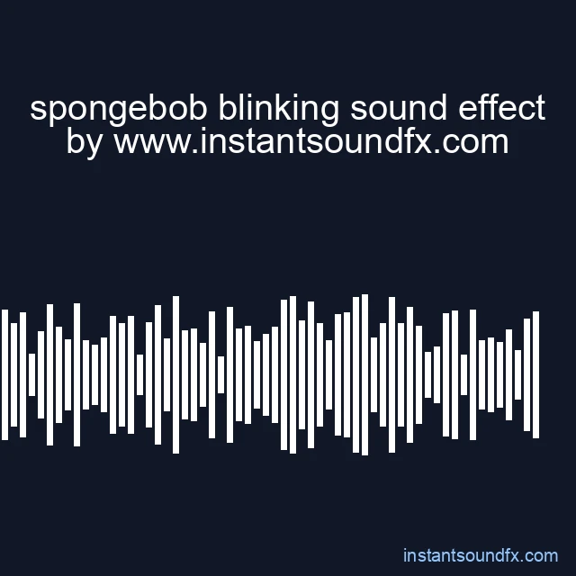 spongebob blinking sound effect image