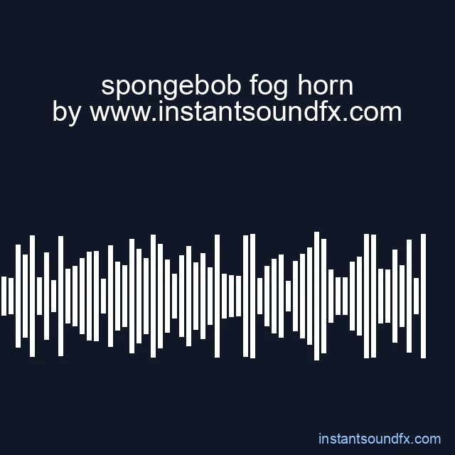 spongebob fog horn image