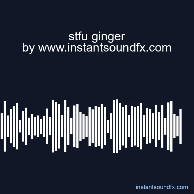 stfu ginger image