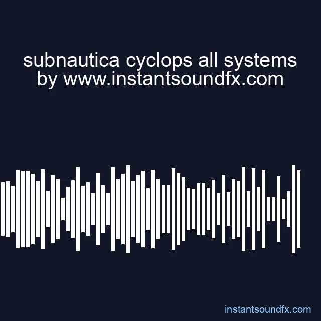 subnautica cyclops all systems image